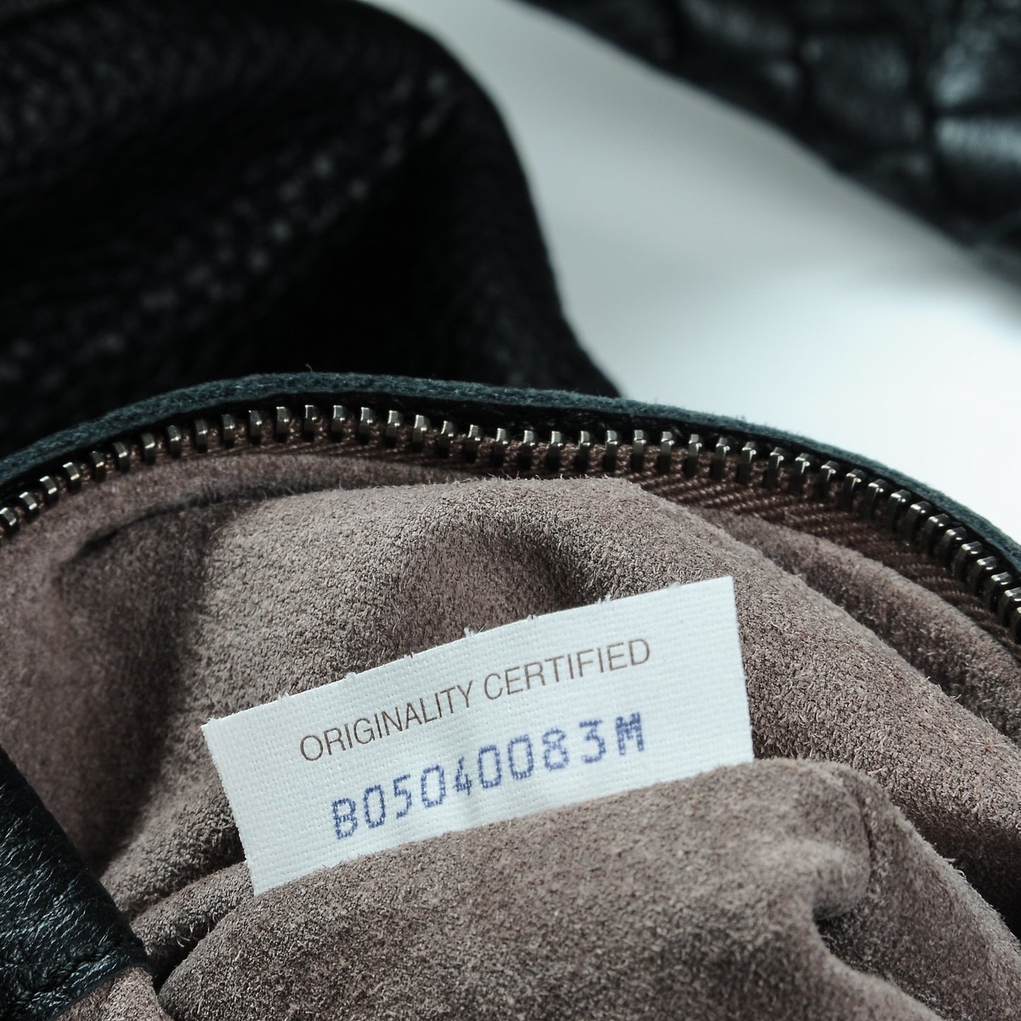 Cervo Deerskin Large Hobo Nero Black
