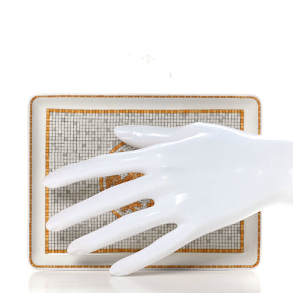 Hermes Porcelain Mosaique au 24 Sushi Plate 2 of 5