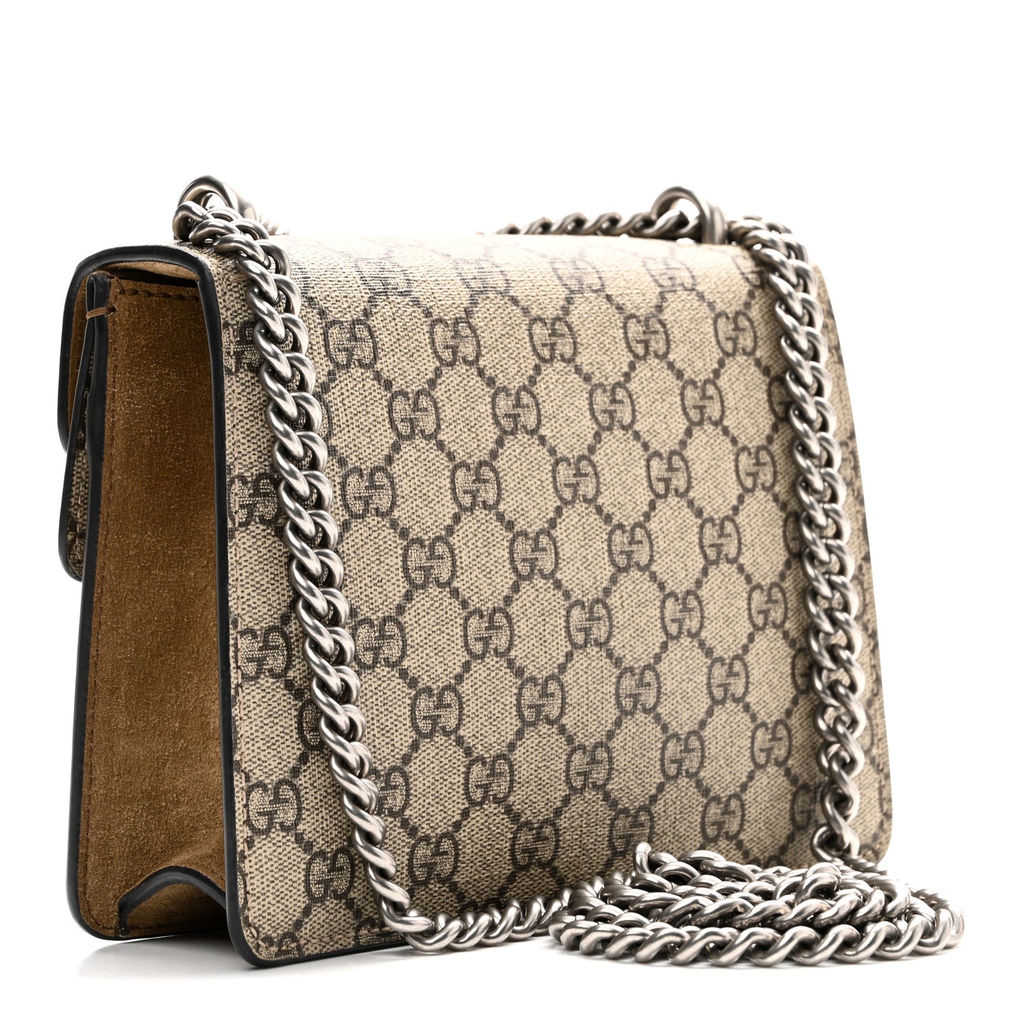 GG Supreme Monogram Mini Dionysus Shoulder Bag Taupe