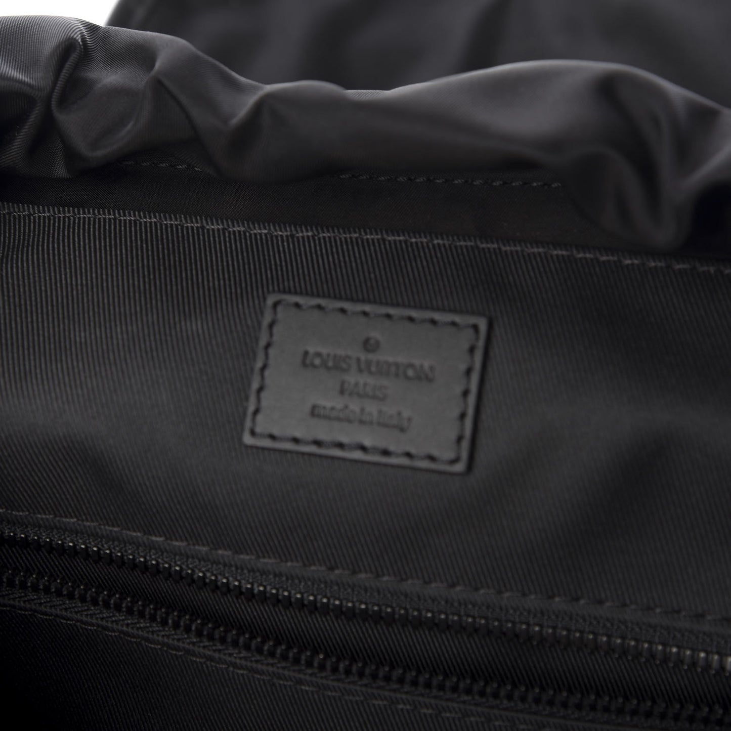 Calfskin Monogram Shadow Discovery Backpack Black