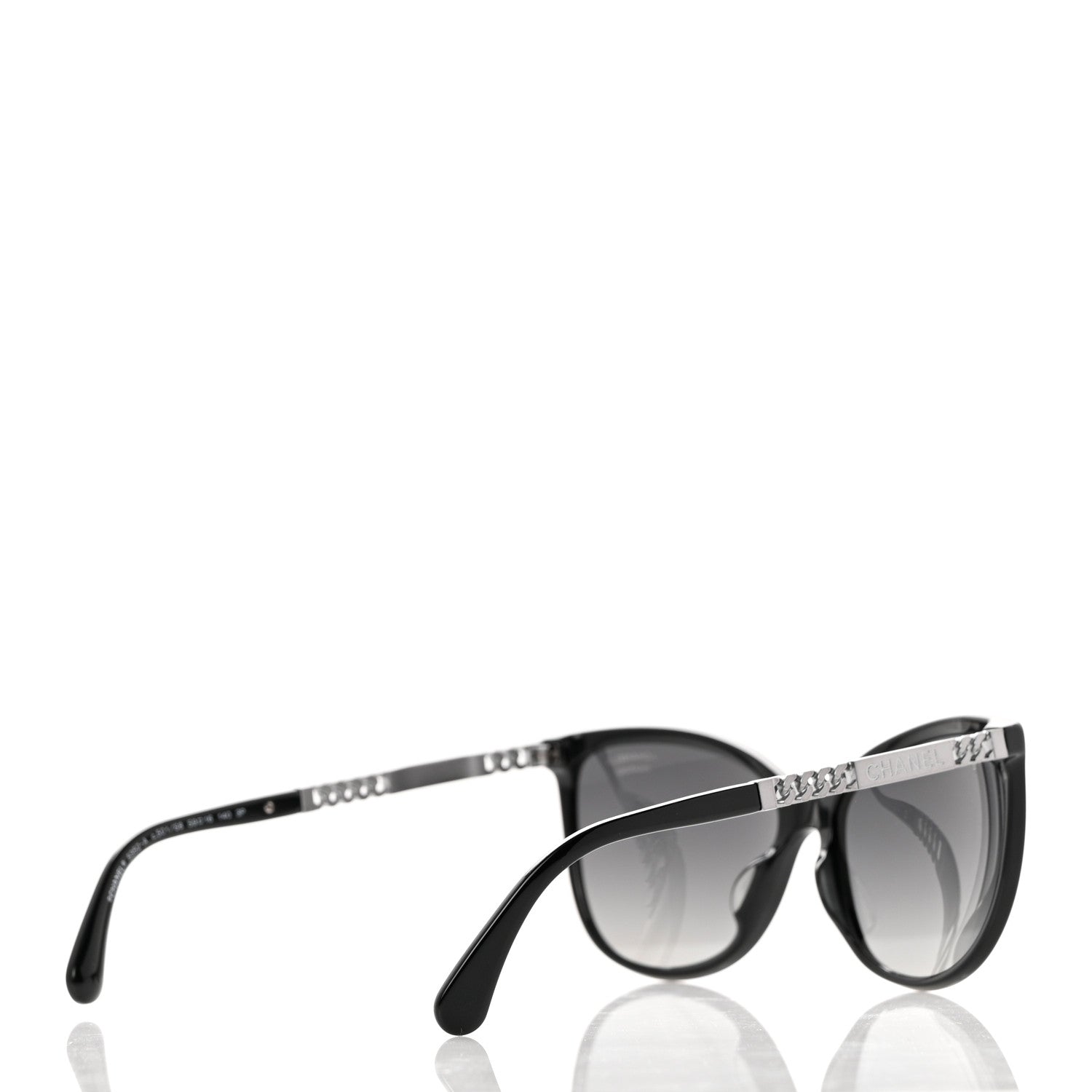 Chanel Chain Polarized Sunglasses 5352-A Black 4 of 7