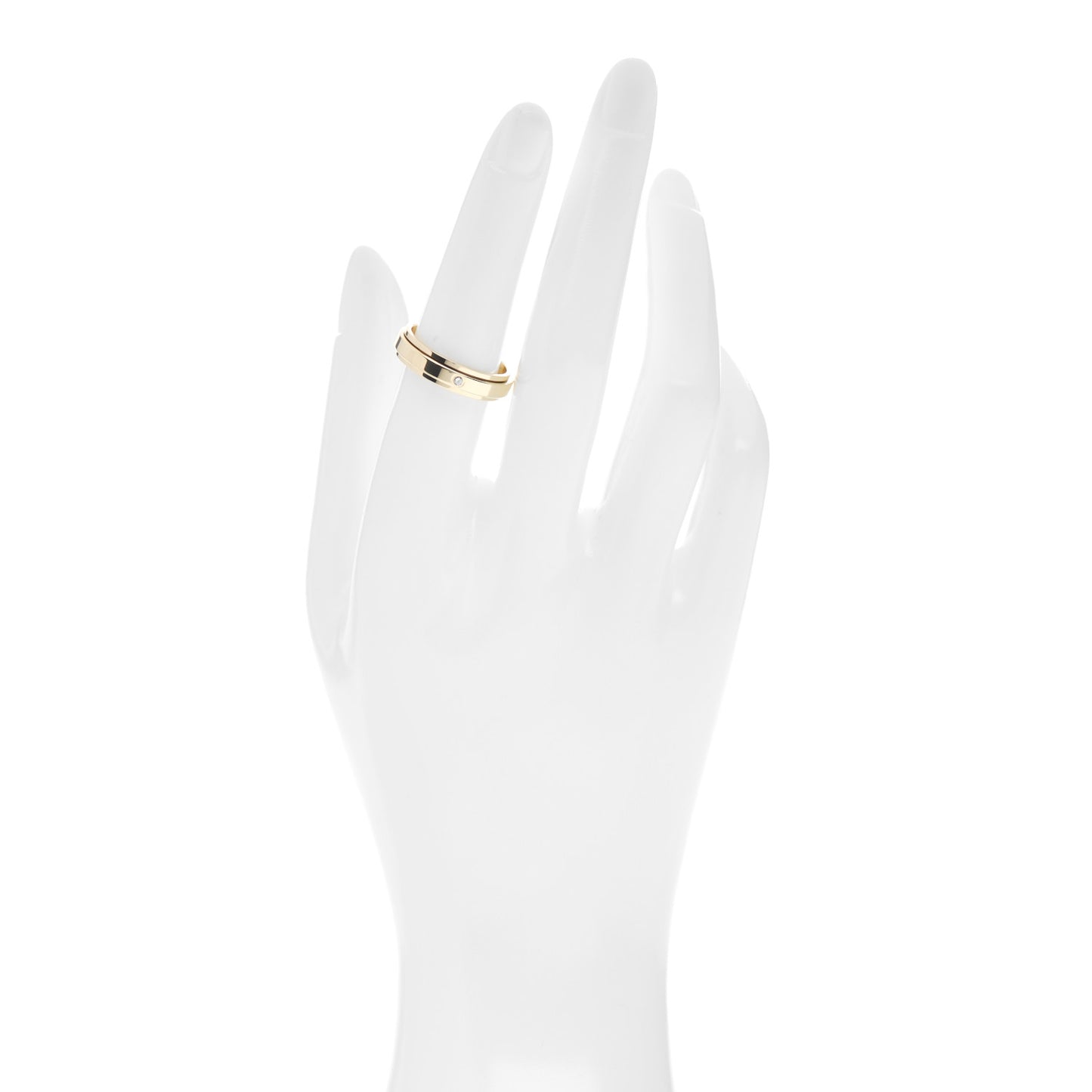18K Yellow Gold Diamond Possession Wedding Ring 54 6.75