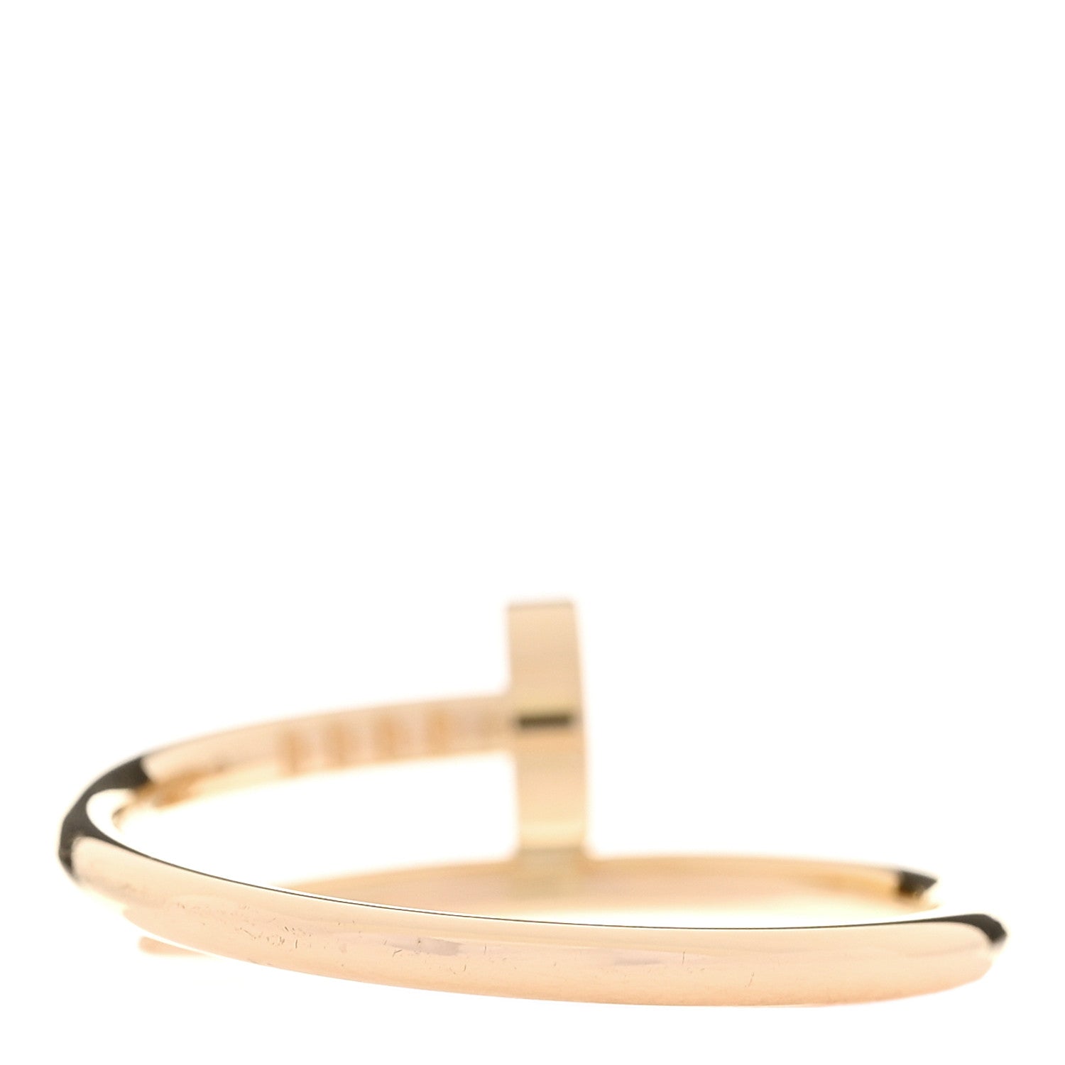 Cartier 18K Yellow Gold Small Juste Un Clou Ring 55 7.25 3 of 5