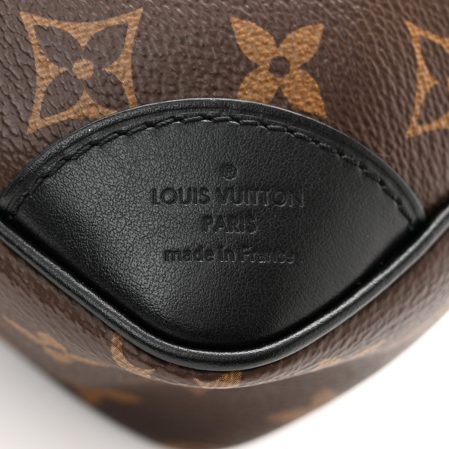 LOUIS VUITTON Monogram Odeon PM Black