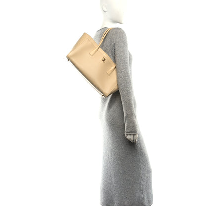 Chanel Calfskin Archetype Small Shopping Tote Beige 2 of 11