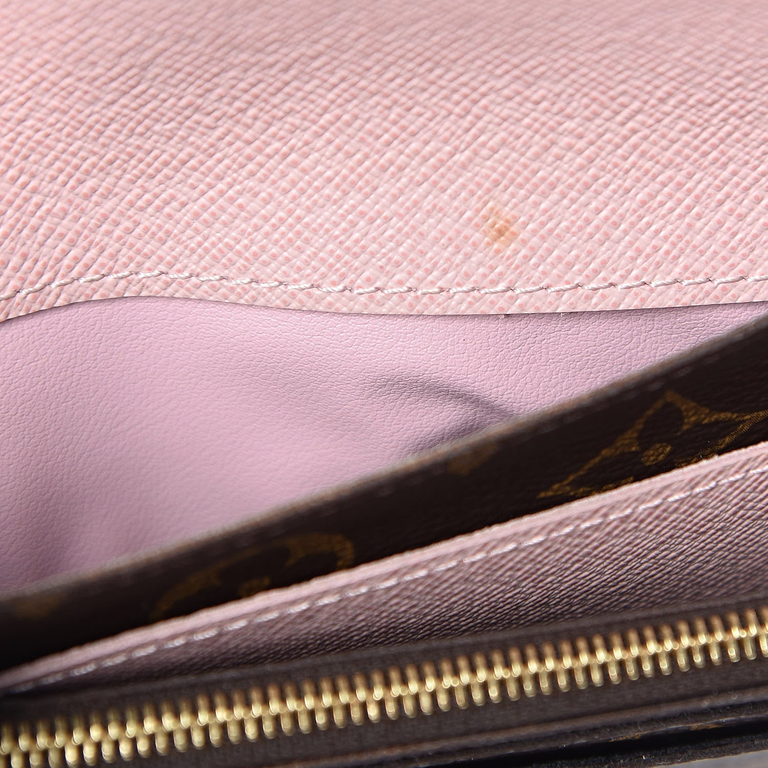 Louis Vuitton Monogram Emilie Wallet Rose Ballerine 7 of 7