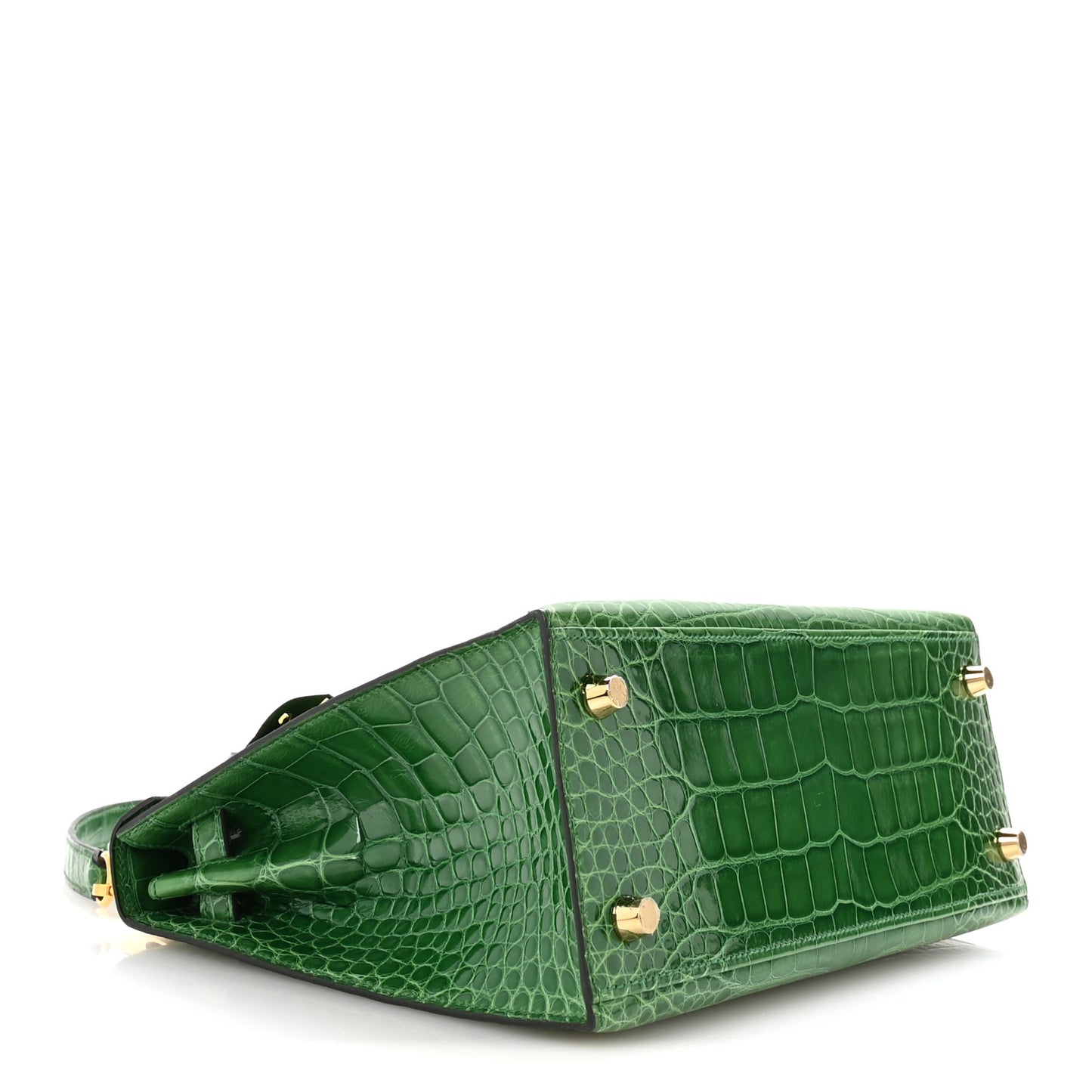 Shiny Alligator Kelly Sellier 25 Cactus
