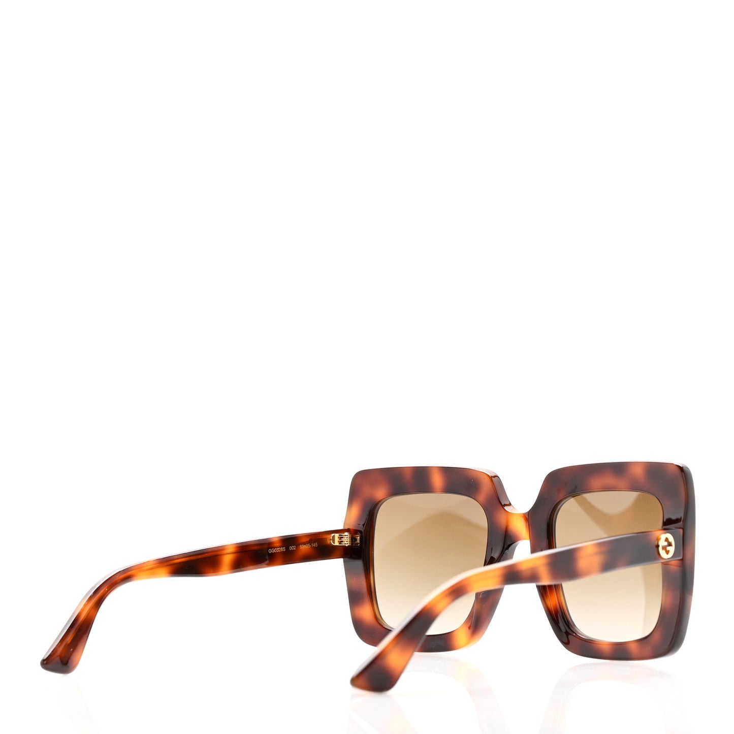 Acetate Oversize Sunglasses GG0328S Tortoise