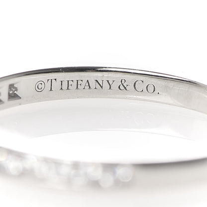 Tiffany Platinum Diamond .21ctw Half Circle Wedding Band Ring 47 4 4 of 5