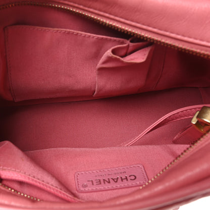 Chanel Aged Calfskin Quilted Medium Gabrielle Logo Hobo Rose 5 of 10
