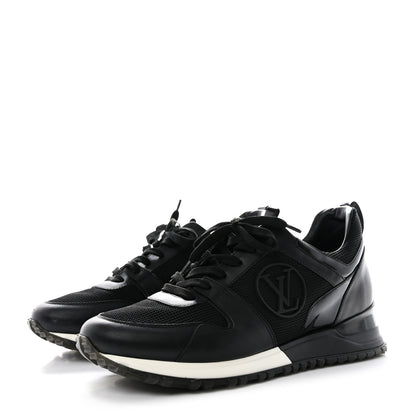 Louis Vuitton Calfskin Run Away Sneakers 36 Black 3 of 11