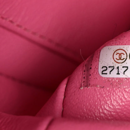 Chanel Lambskin Quilted Mini Rectangular Flap Pink 7 of 11