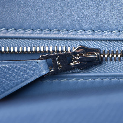 Hermes Epsom Constance 24 Bleu Azur 16 of 19