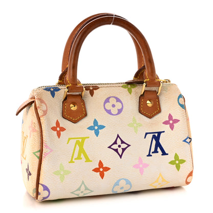 Louis Vuitton Monogram Multicolor Mini Sac HL Speedy White 3 of 18