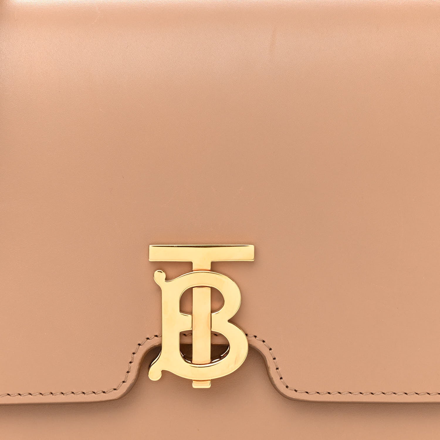 Burberry Calfskin Medium TB Bag Brown 6 of 9