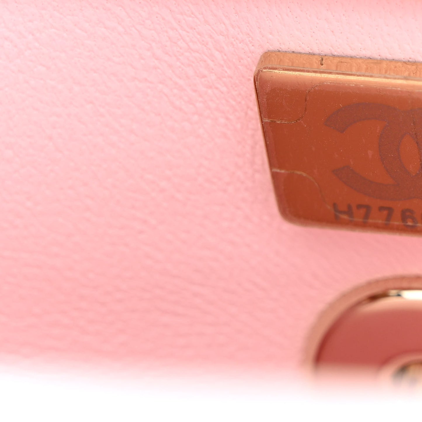 Caviar Quilted Mini Coco Handle Flap Light Pink