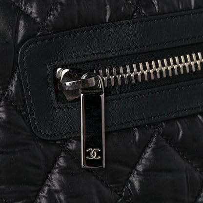 Chanel Nylon Quilted Large Coco Cocoon Tote Black 12 of 12