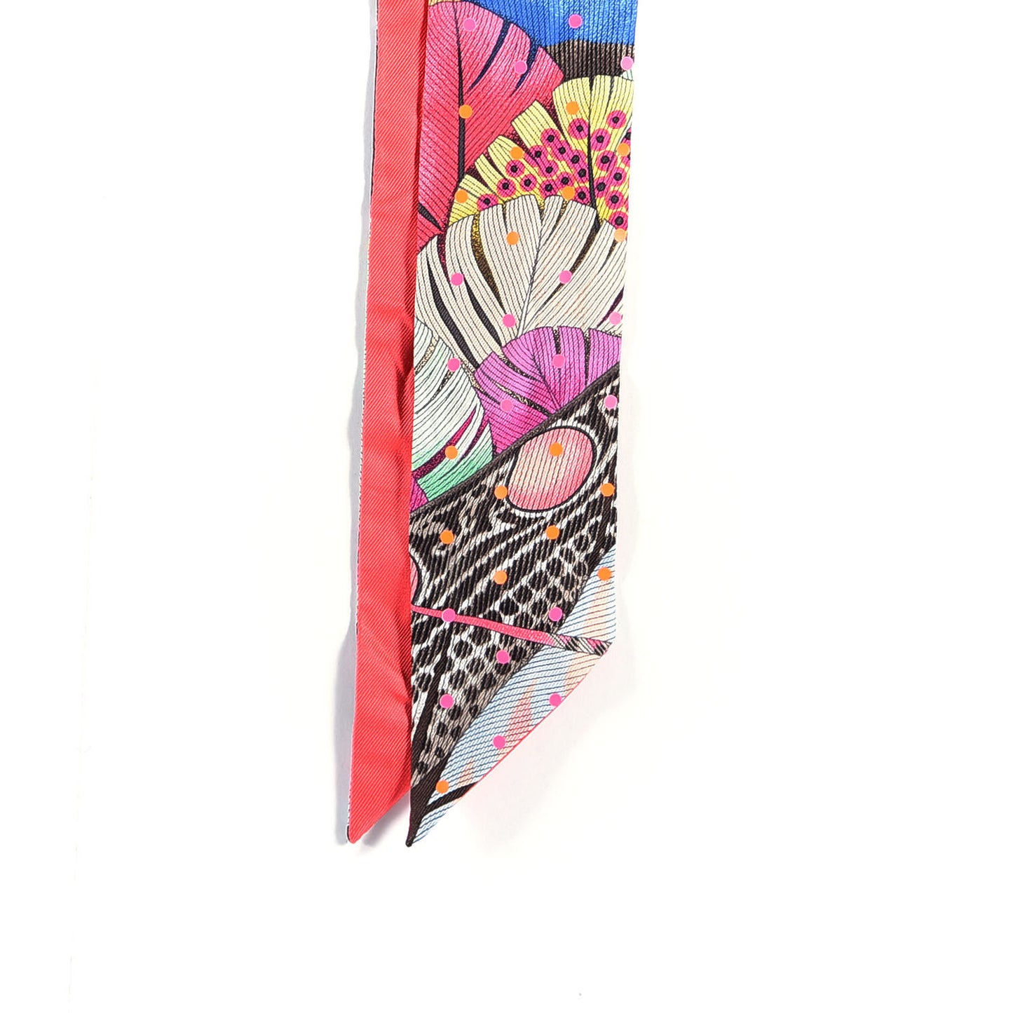 Silk Animapolis Plumetis Twilly Rose