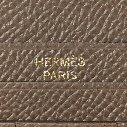 Hermes Epsom Bearn Gusset Wallet Etoupe 6 of 7