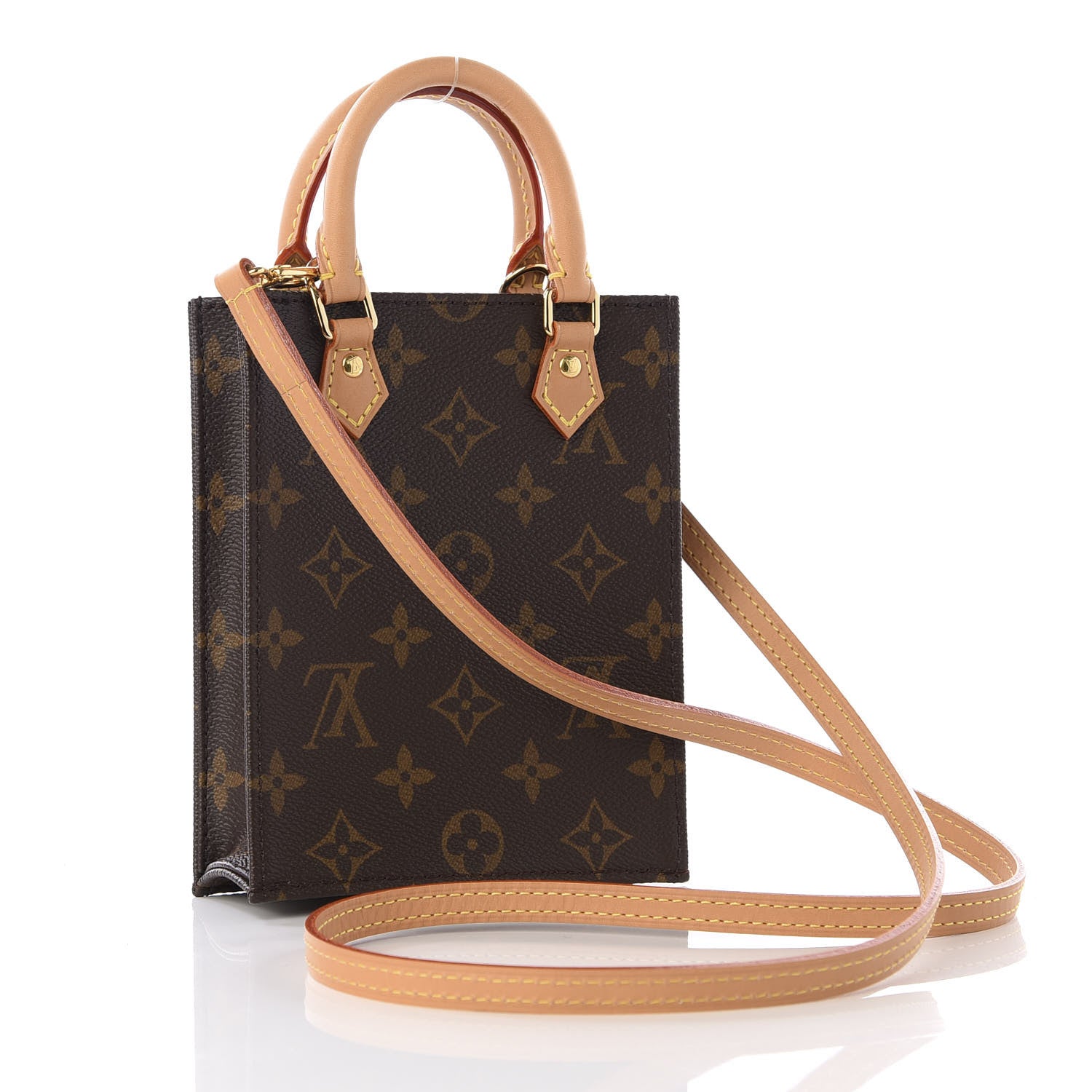 Louis Vuitton Monogram Petit Sac Plat 2 of 10