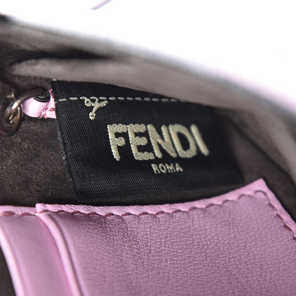 Fendi Nappa Rabbit Fox Fur Micro Buggie Baguette Lavanda 7 of 7