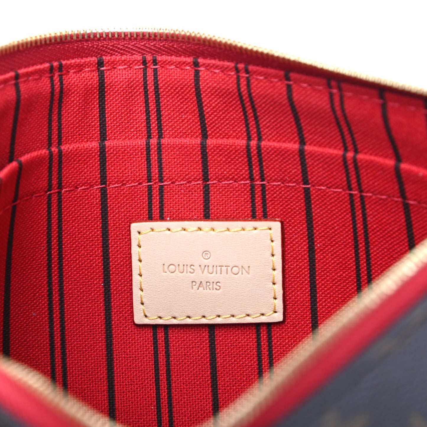 Monogram Neverfull MM GM Pochette Cherry