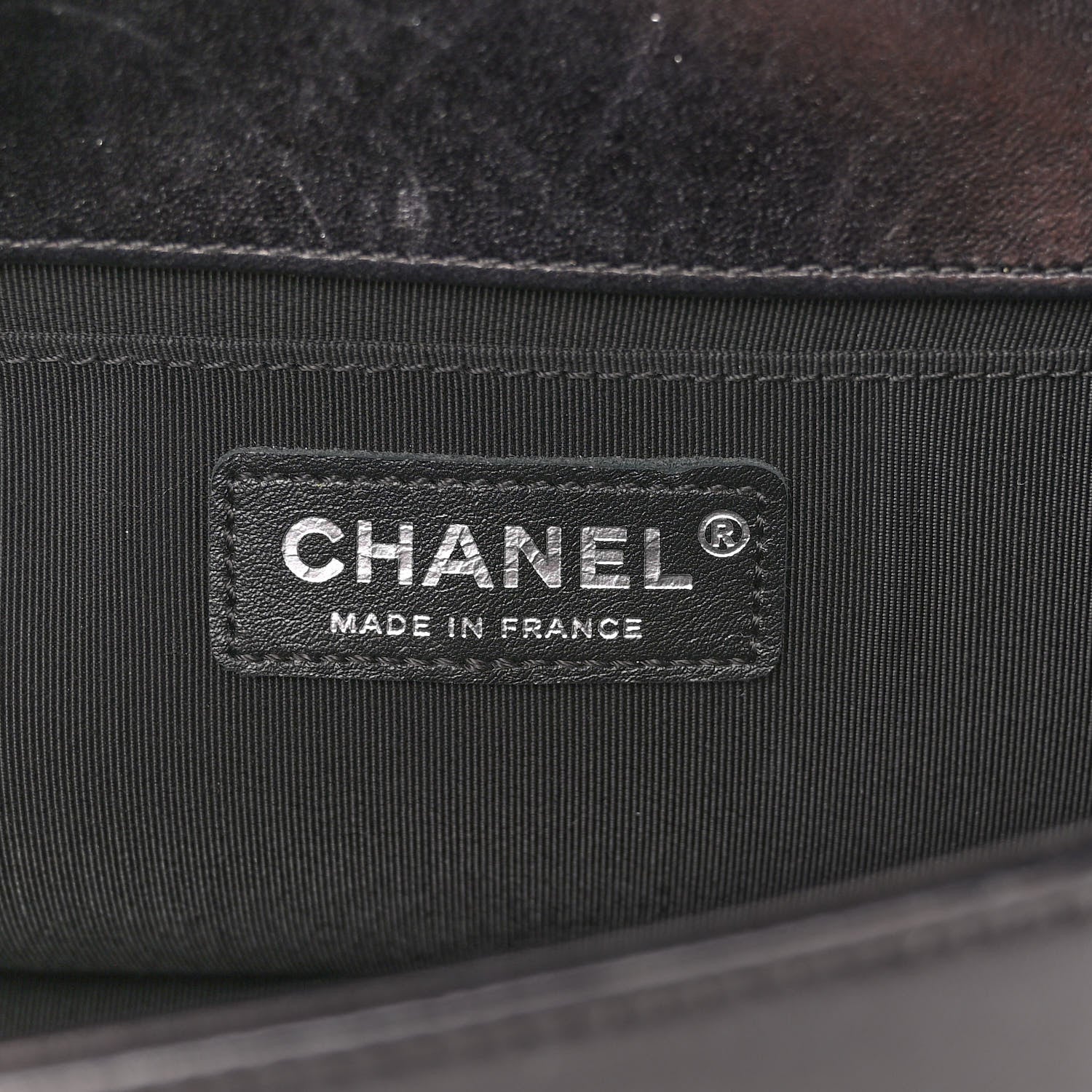 Chanel Iridescent Calfskin Quilted Strass Medium Paris Dallas Boy Flap Navy 6 of 11