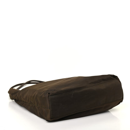 Prada Nylon Vela Shoulder Bag Brown 3 of 4