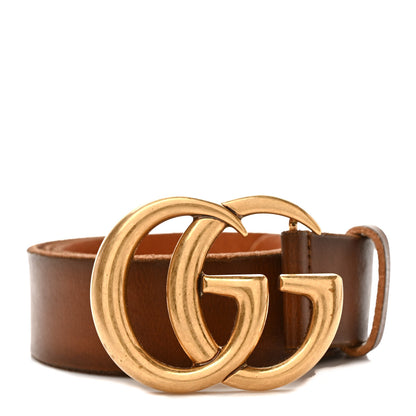 Gucci Faded Calfskin Double G 40mm Belt 95 38 Cuir 1 of 5