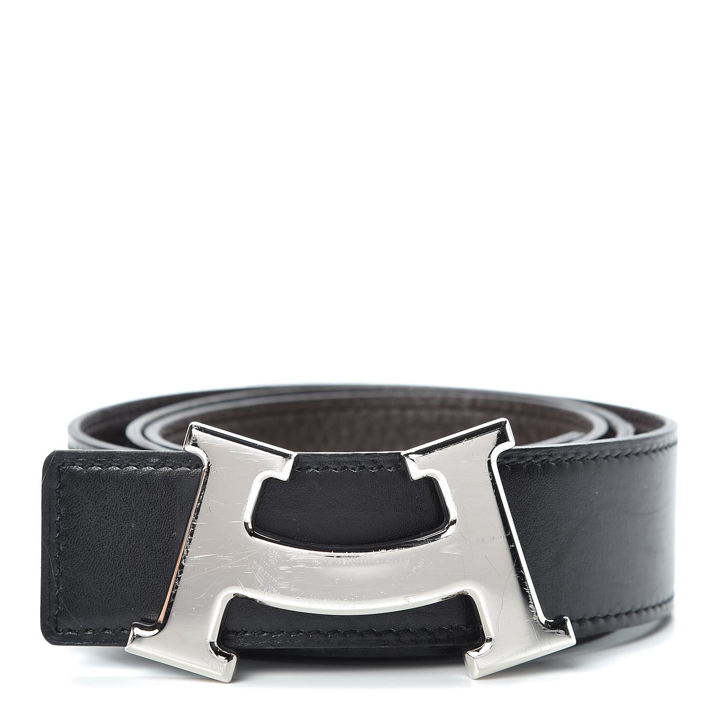 Box Togo Smile H Belt 80 Black Chocolate