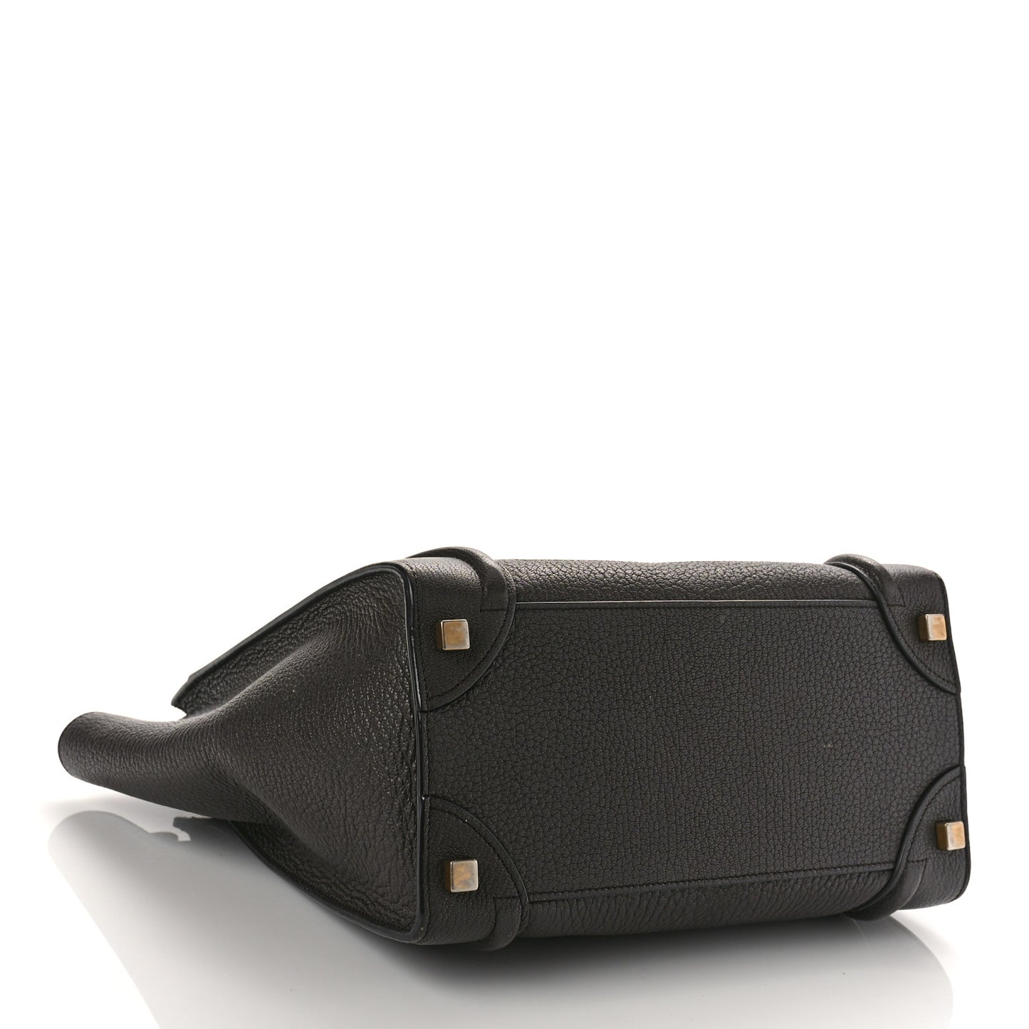 Goatskin Micro Luggage Dark Taupe