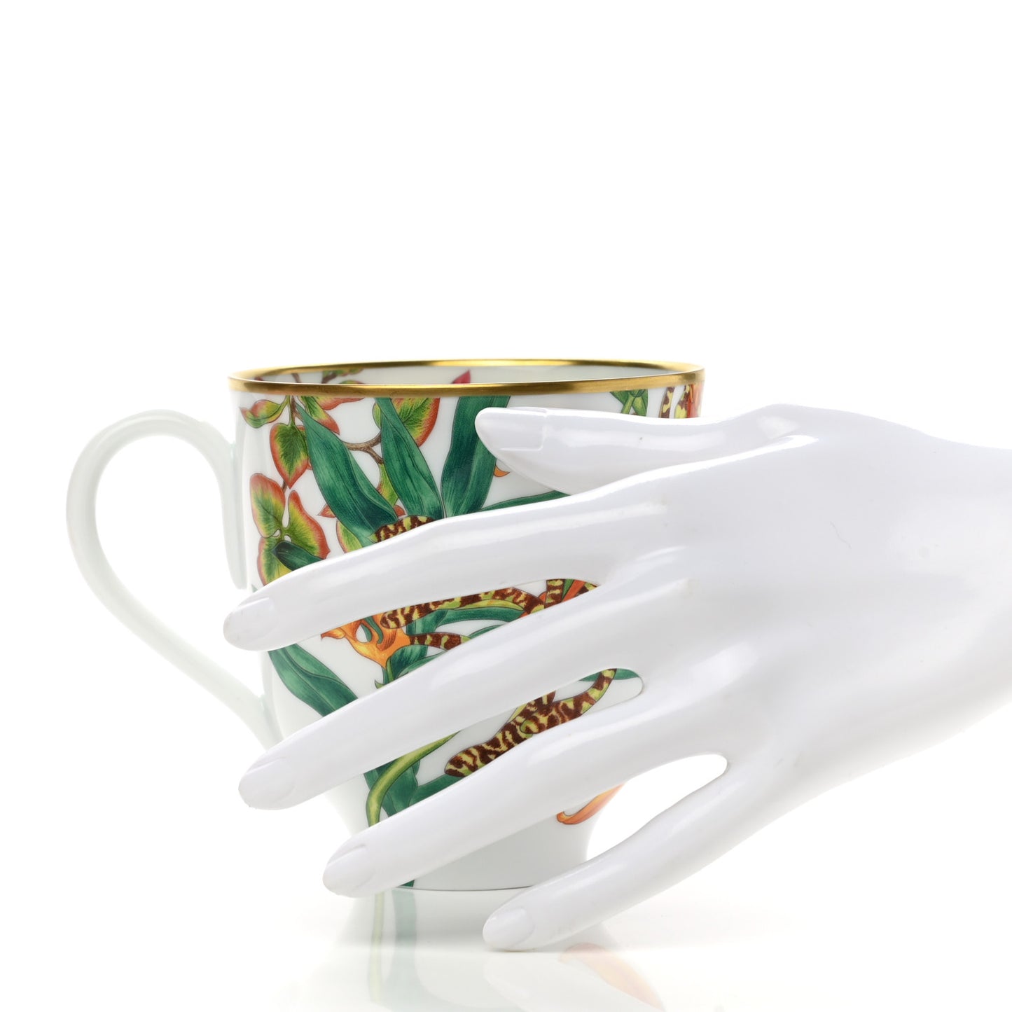 Limoges Porcelain Passifolia Mug