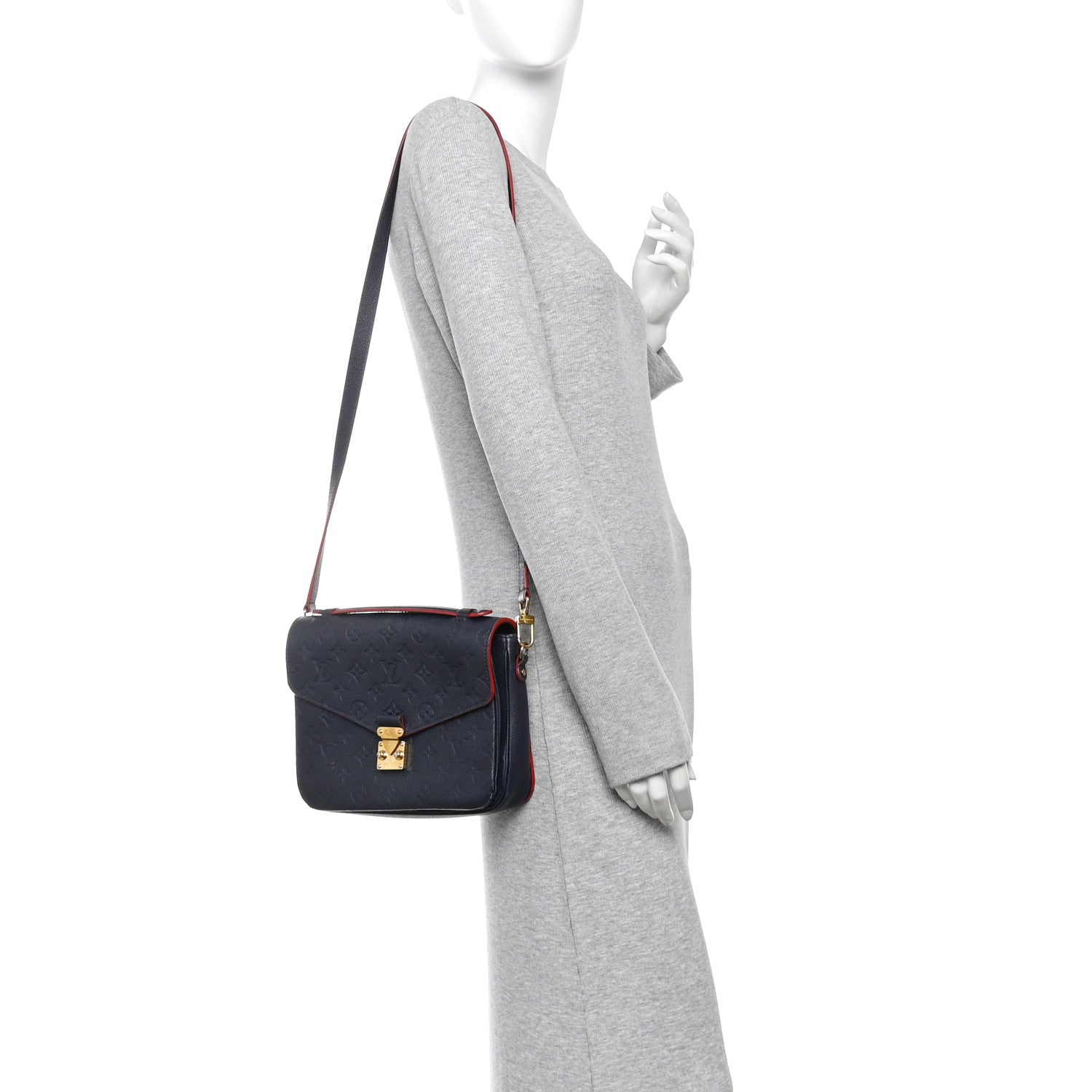 Louis Vuitton Empreinte Pochette Metis  Marine Rouge 2 of 10