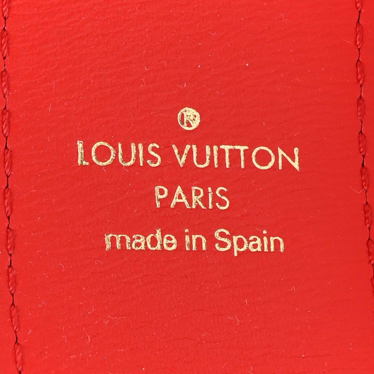 Louis Vuitton Monogram Adjustable Bandouliere Shoulder Strap Red 4 of 4