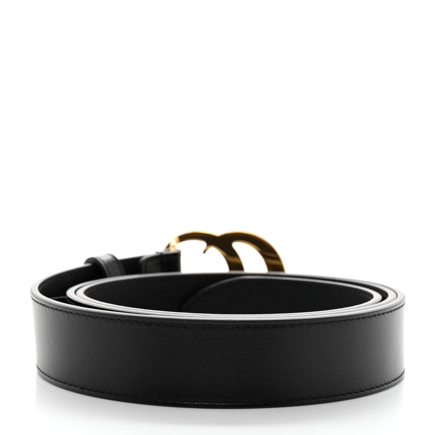 Plutone Calfskin Double G 30mm Belt 110 44 Black