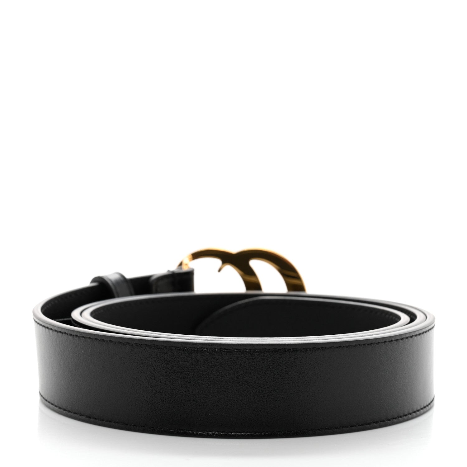 Gucci Plutone Calfskin Double G 30mm Belt 110 44 Black 2 of 4