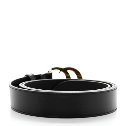 Gucci Plutone Calfskin Double G 30mm Belt 110 44 Black 2 of 4