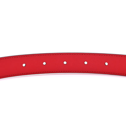 Gucci Moon Calfskin Torchon Double G 25mm Belt 85 34 Hibiscus Red 4 of 5