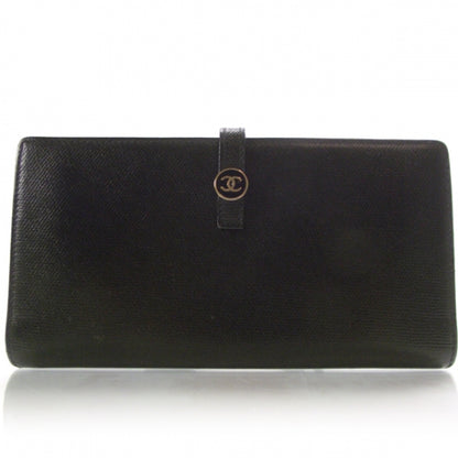 Chanel Leather Wallet Black 1 of 10