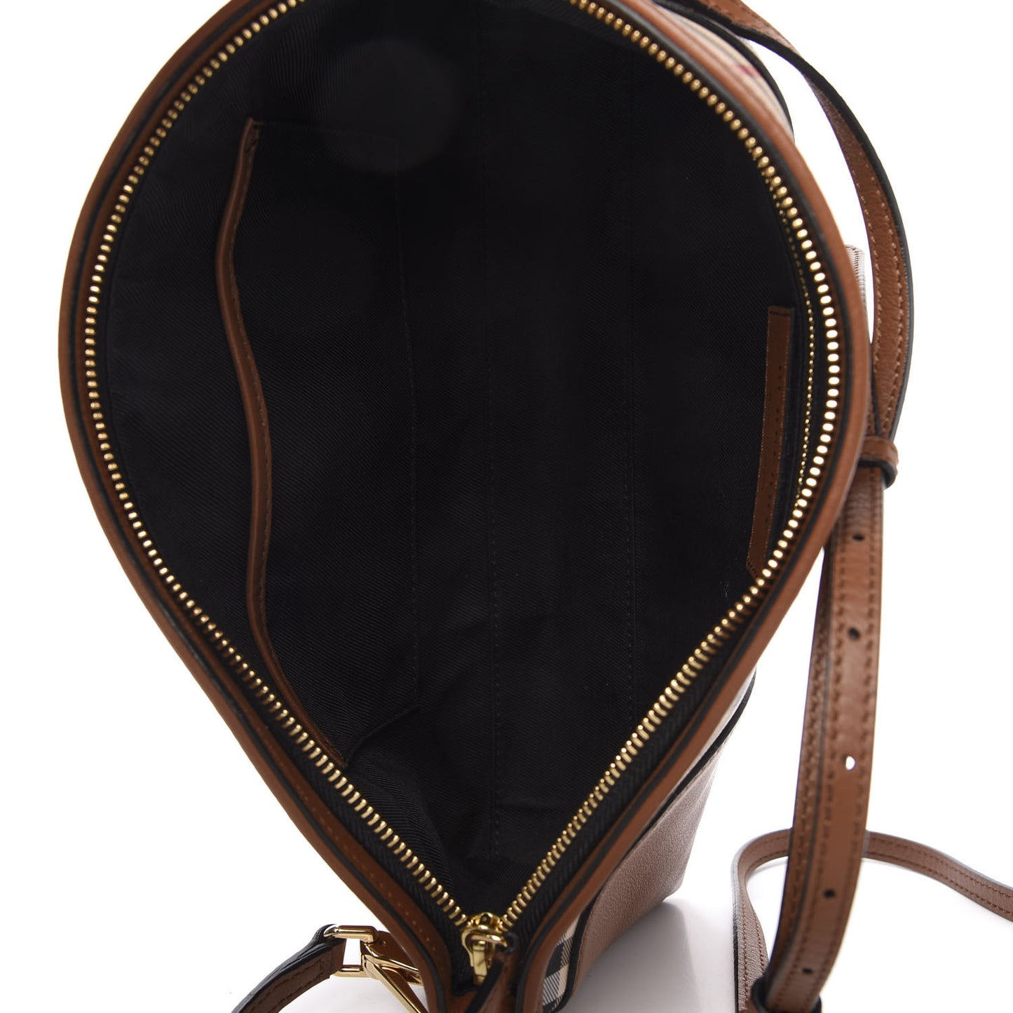 Horseferry Check Small Chichester Crossbody Clutch Bag Honey Tan