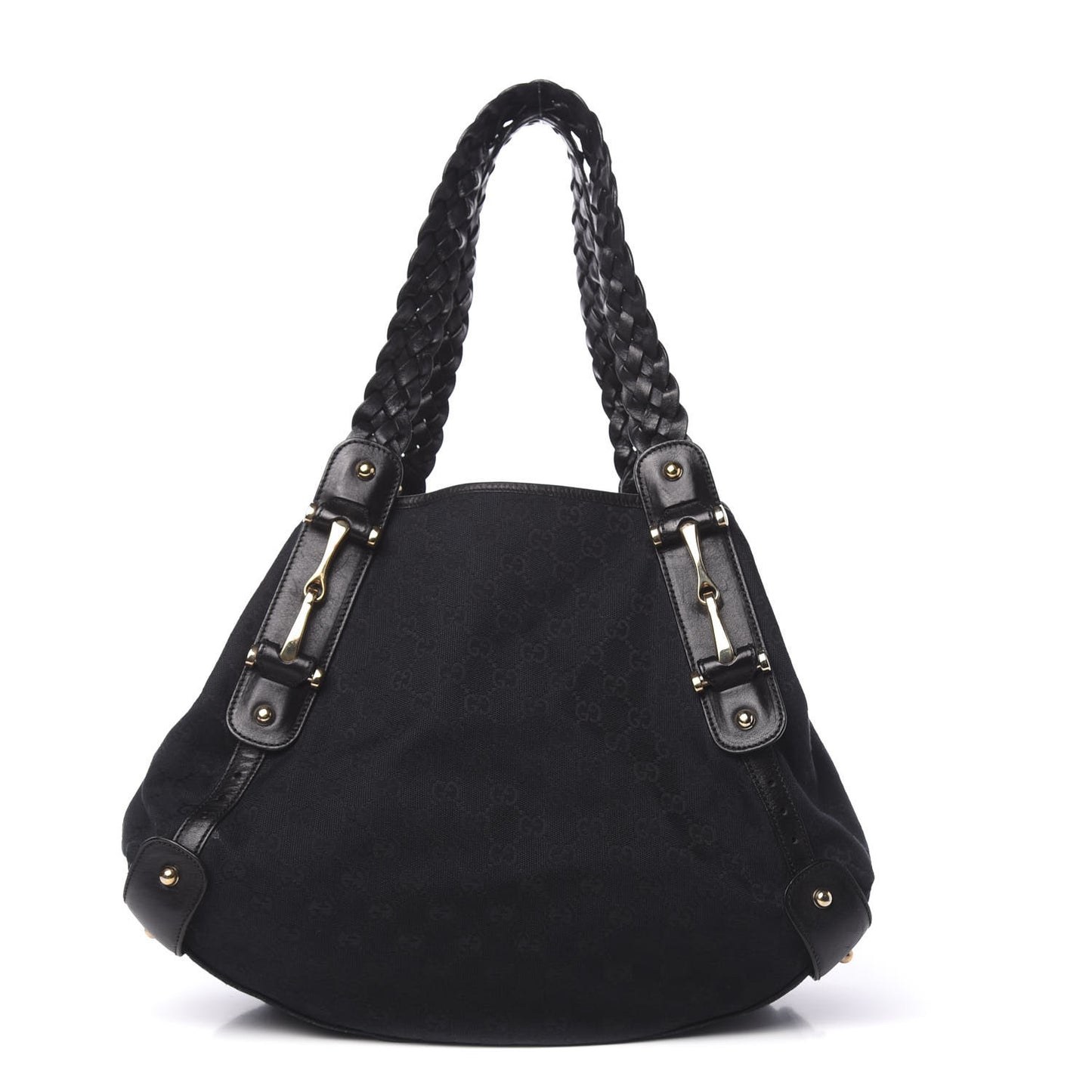 Monogram Medium Pelham Shoulder Bag Black