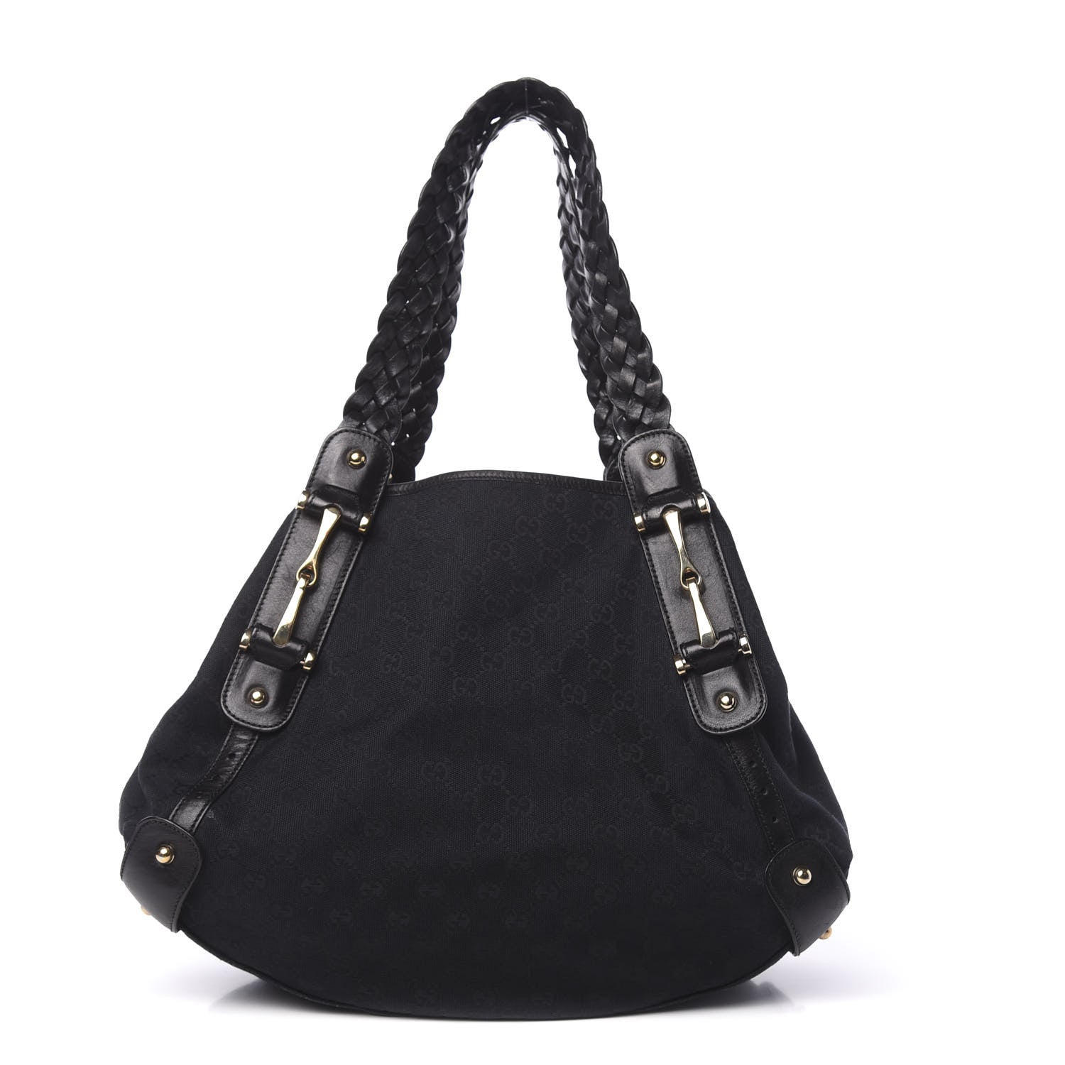 Gucci Monogram Medium Pelham Shoulder Bag Black 1 of 12