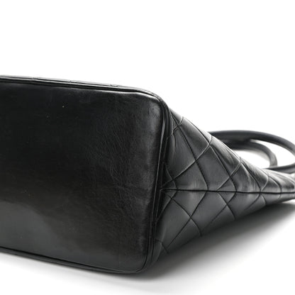 Chanel Lambskin Quilted Medallion Tote Black 10 of 10