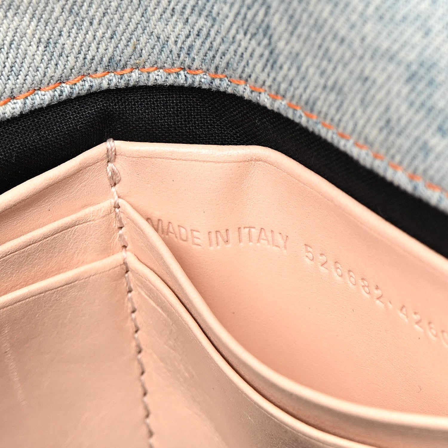 Balenciaga Destroyed Denim Jacquard Logo Matelasse BB Chain Wallet Bluette 7 of 13