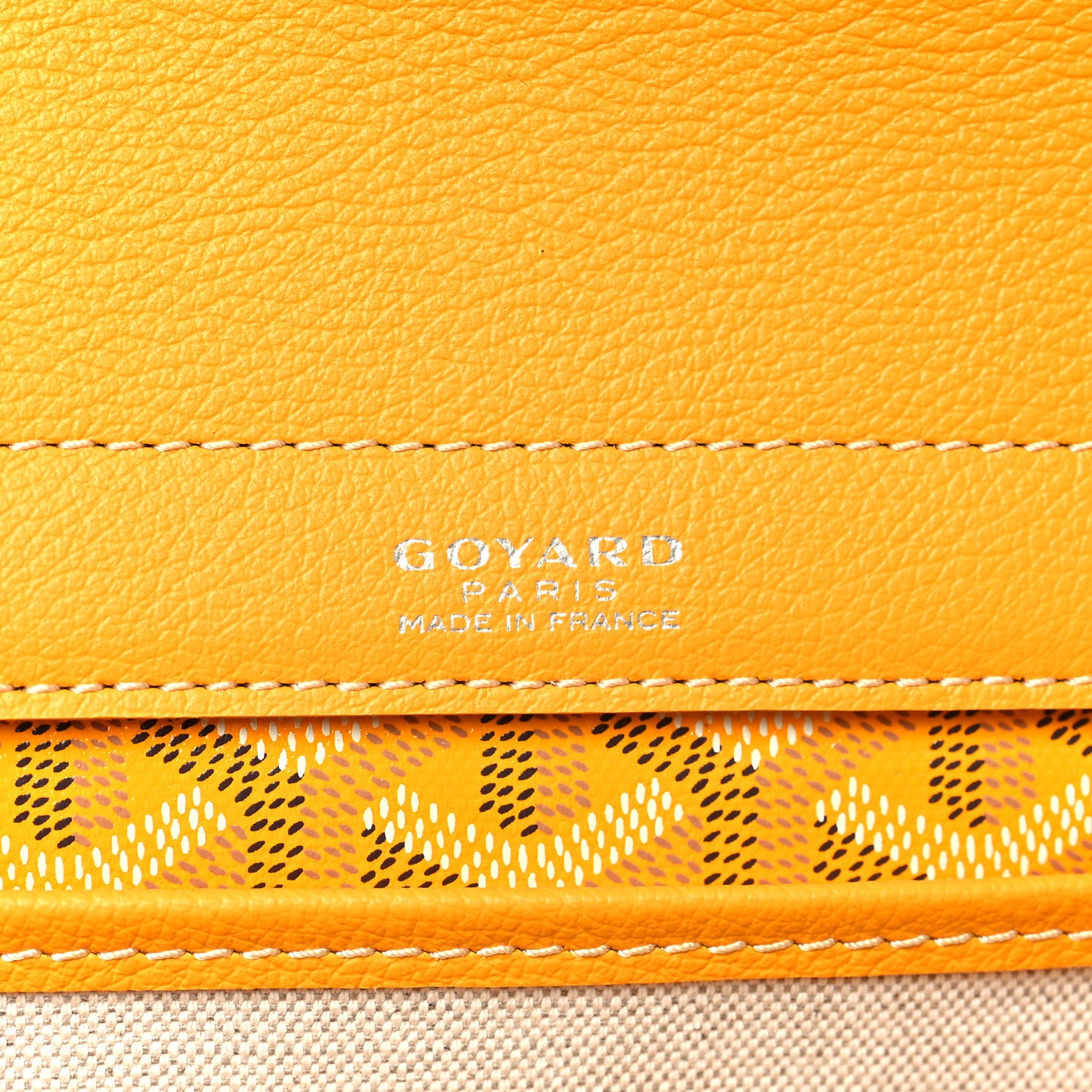 Goyardine Rouette PM Yellow