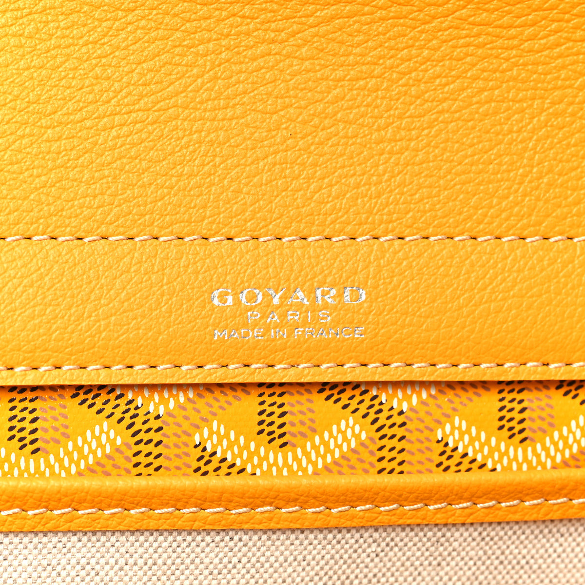 Goyardine Rouette PM Yellow