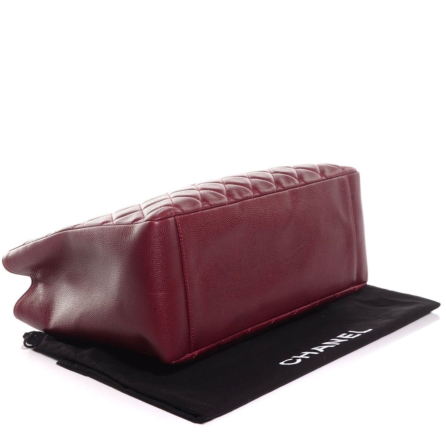Caviar Grand Shopping Tote GST Dark Red