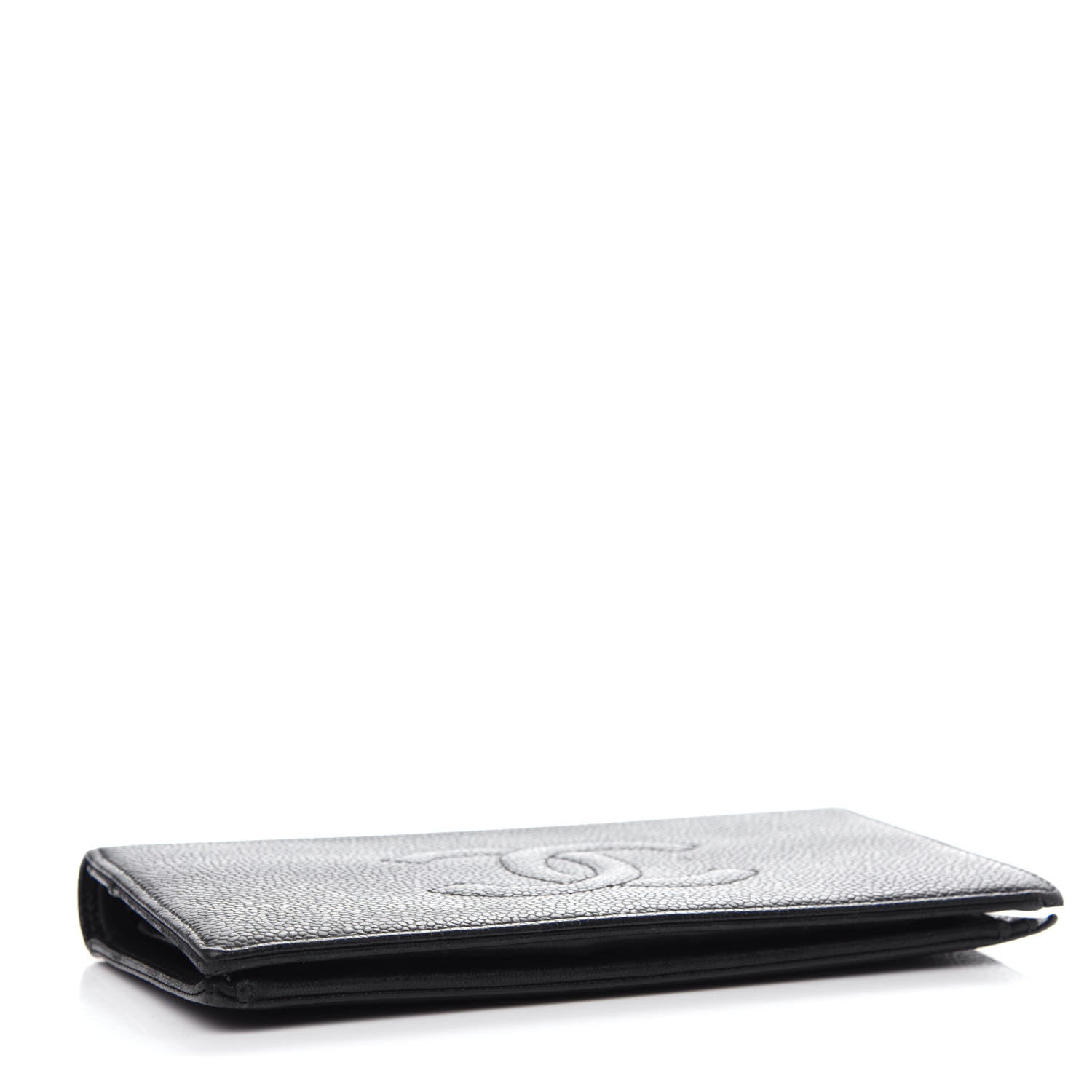 Chanel Caviar Timeless CC Yen Wallet Black 4 of 9