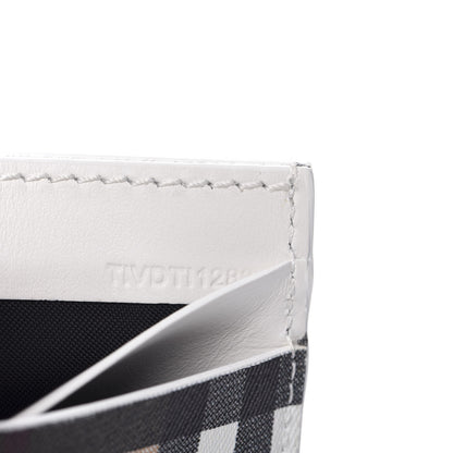 Burberry Vintage Check Calfskin Sandon Card Case White 6 of 7
