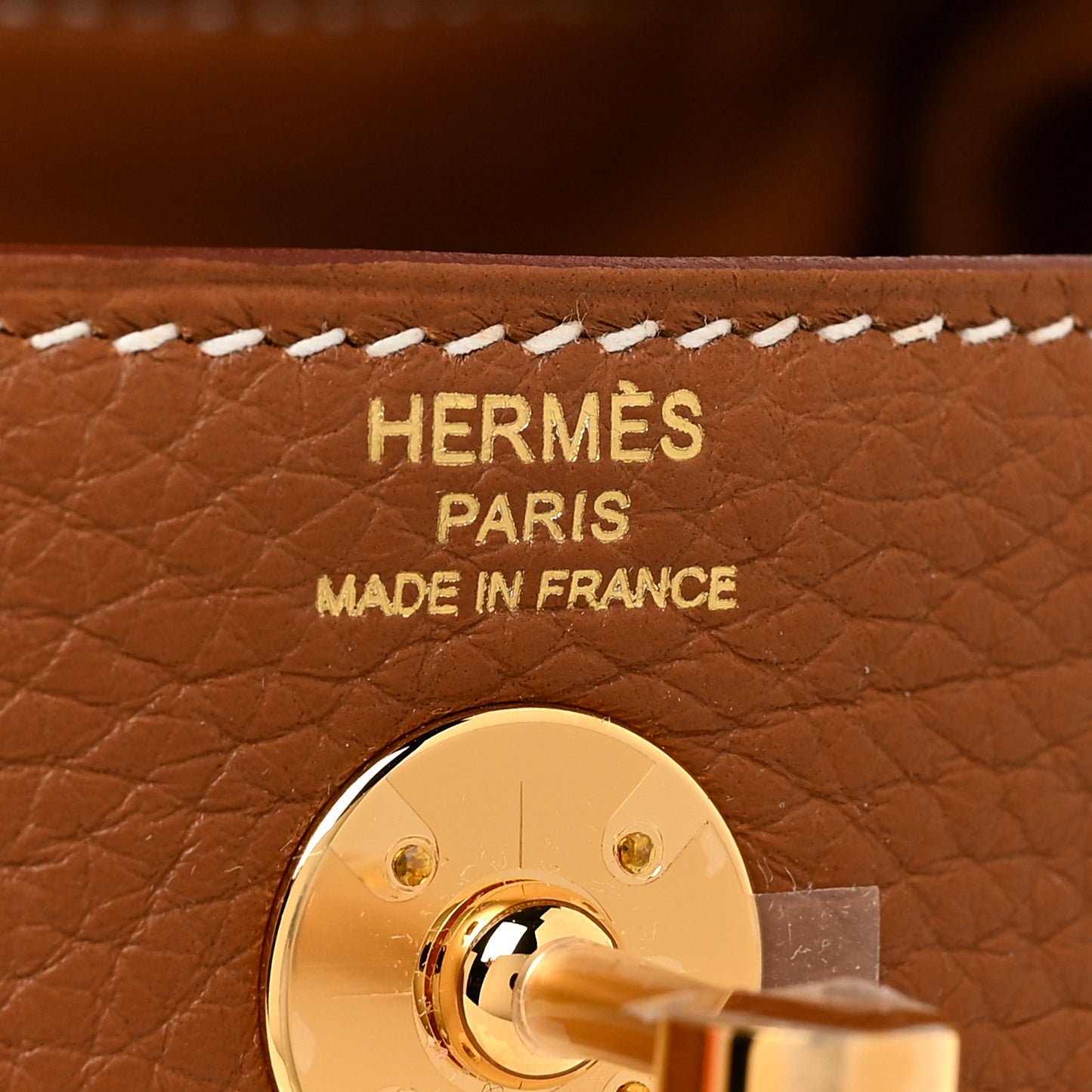 Taurillon Clemence Mini Lindy 20 Gold